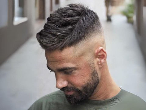 Crew cut high fade cá tính mạnh mẽ dành cho nam